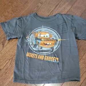 Disney Gray T-Shirt with Orange Cartoon Tow Truck